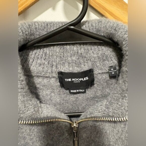 THE KOOPLES wool & Cashmere SWEATER- FITS LIKE SMALL - Picture 2 of 7